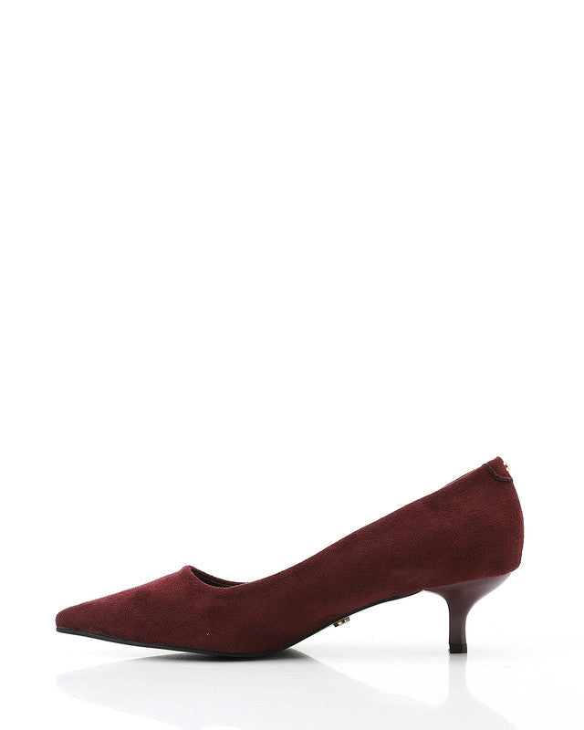 Formal Leather Plain Heels