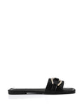 Open Square Toe Shape Slides