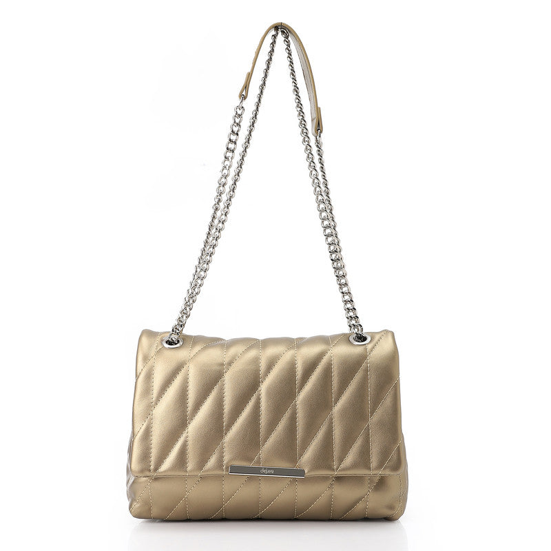 Cross Patterened Shoulder Bag