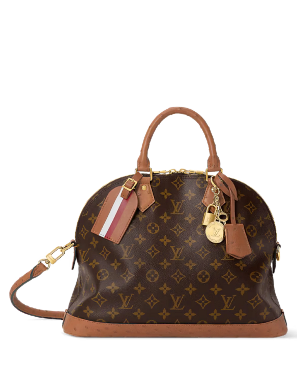 Louis Vuitton Alma MM Soft Celebration - Monogram front view