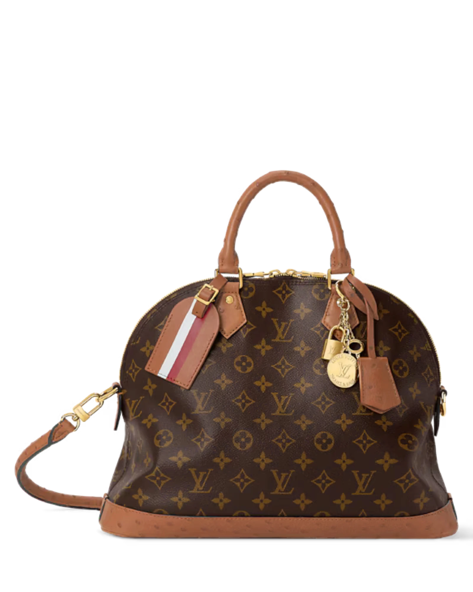 Louis Vuitton Alma MM Soft Celebration - Monogram front view