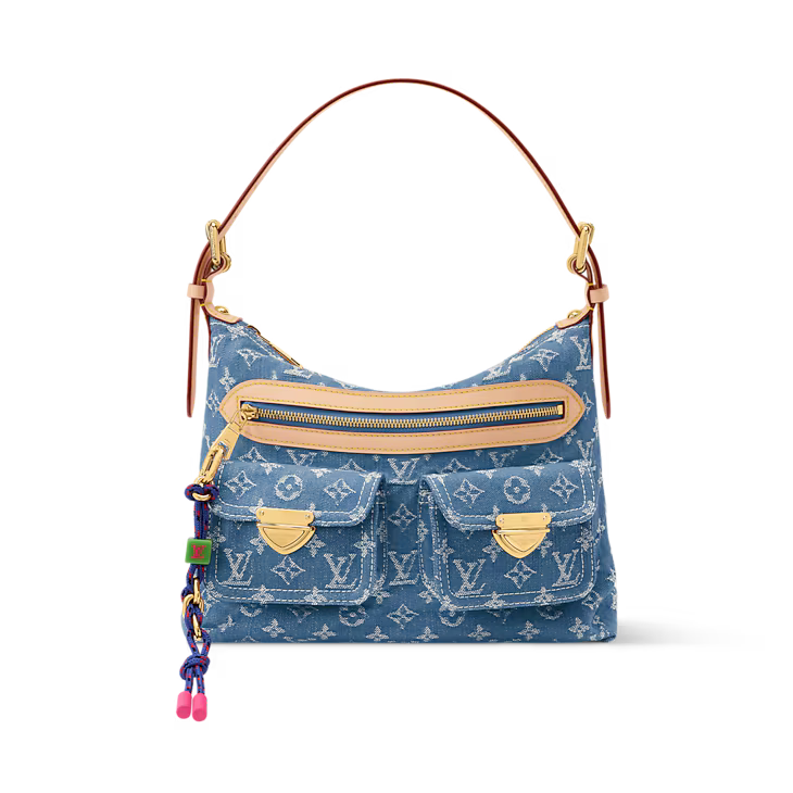 Louis Vuitton Baggy - Blue Denim front view