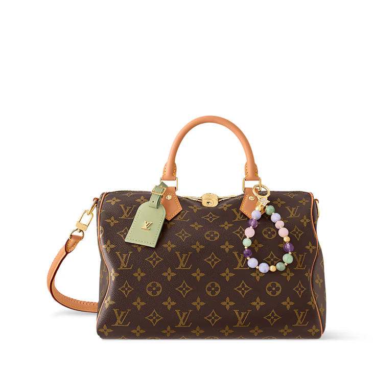Louis Vuitton Speedy Soft 30 Lucky - Monogram Green front view