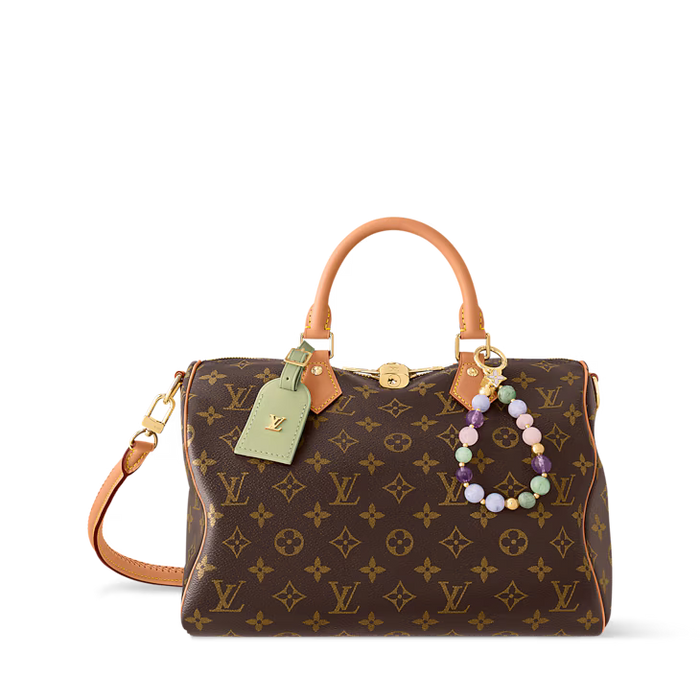 Louis Vuitton Speedy Soft 30 Lucky - Monogram Green front view