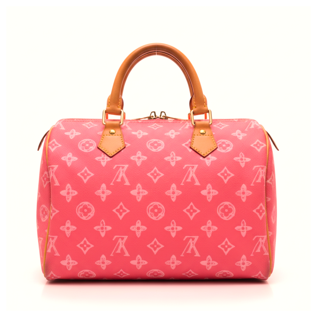 LV Speedy P9 Exclusive Design bag in Pink, three-quarter view