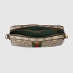 Gucci Ophidia Small Crossbody Bag in Beige and Dark Brown - product view 10 | MOAH