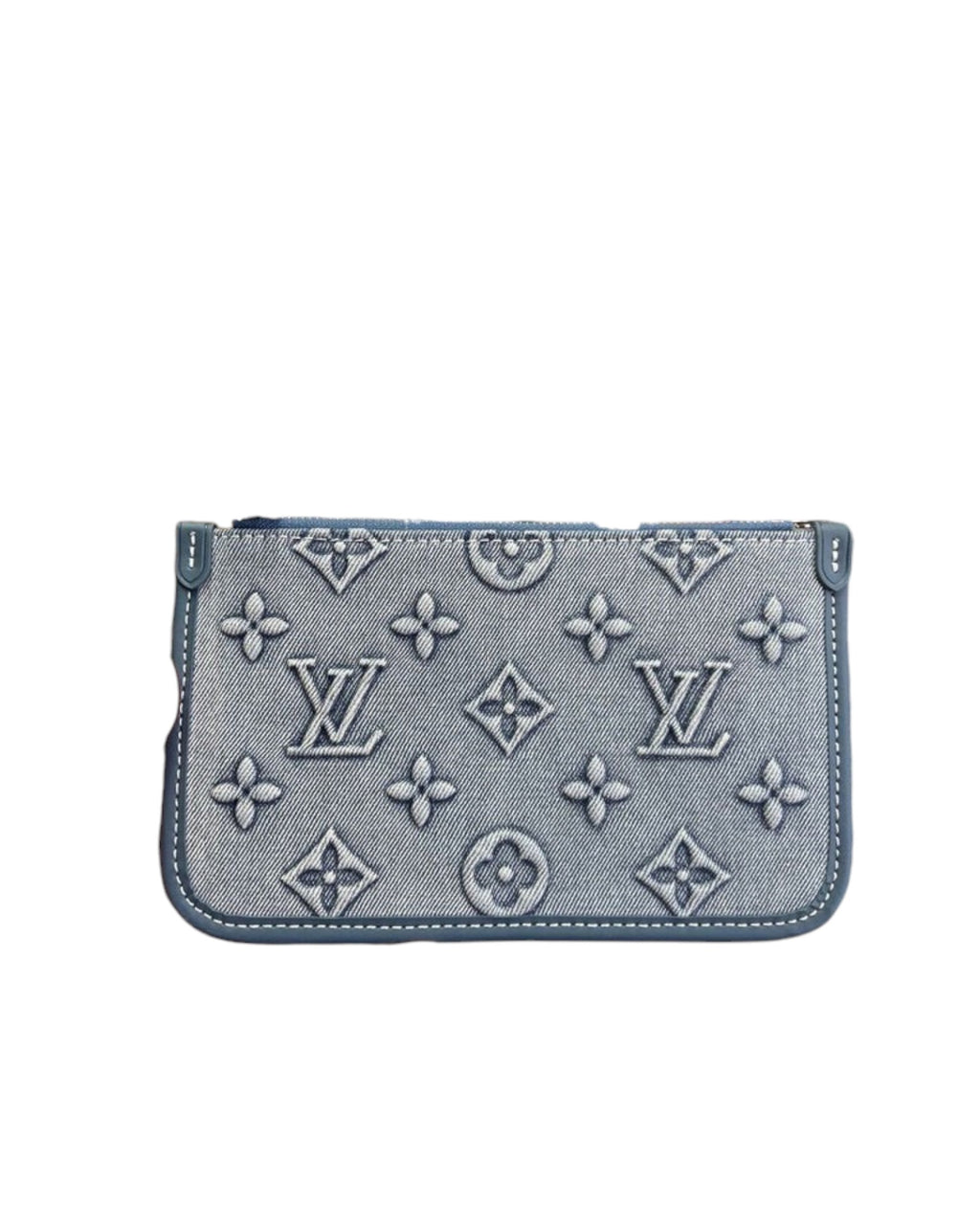 Louis Vuitton Denim Shoulder Bag Set in Blue - image 6 | MOAH