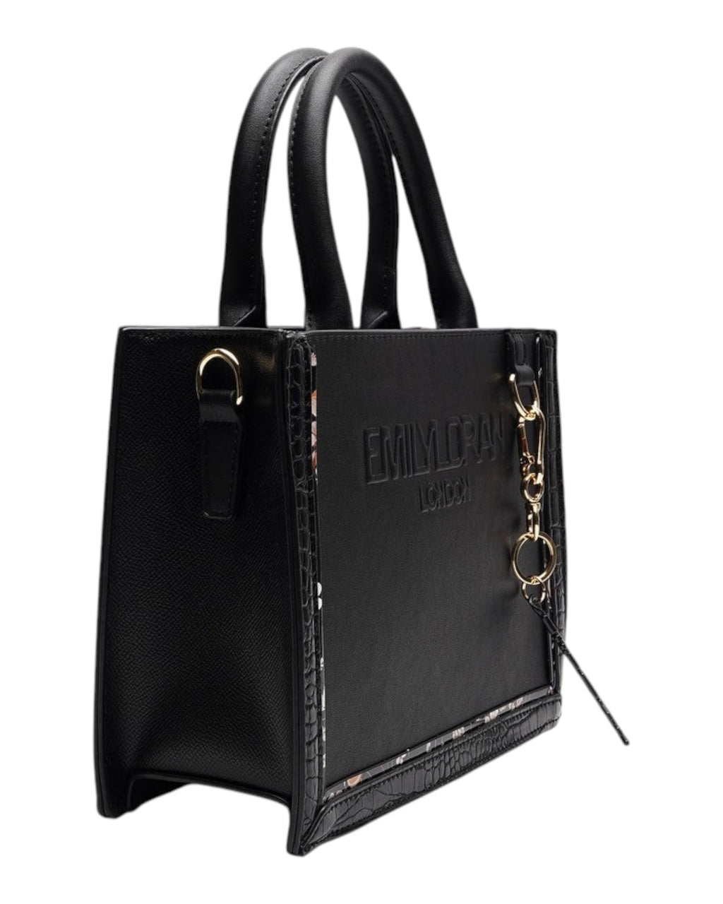 Emily Loran London Top Handle Tote Bag in Black - image 1 | MOAH