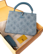 Louis Vuitton Capucines Top Handle Bag in Black - image 3 | MOAH