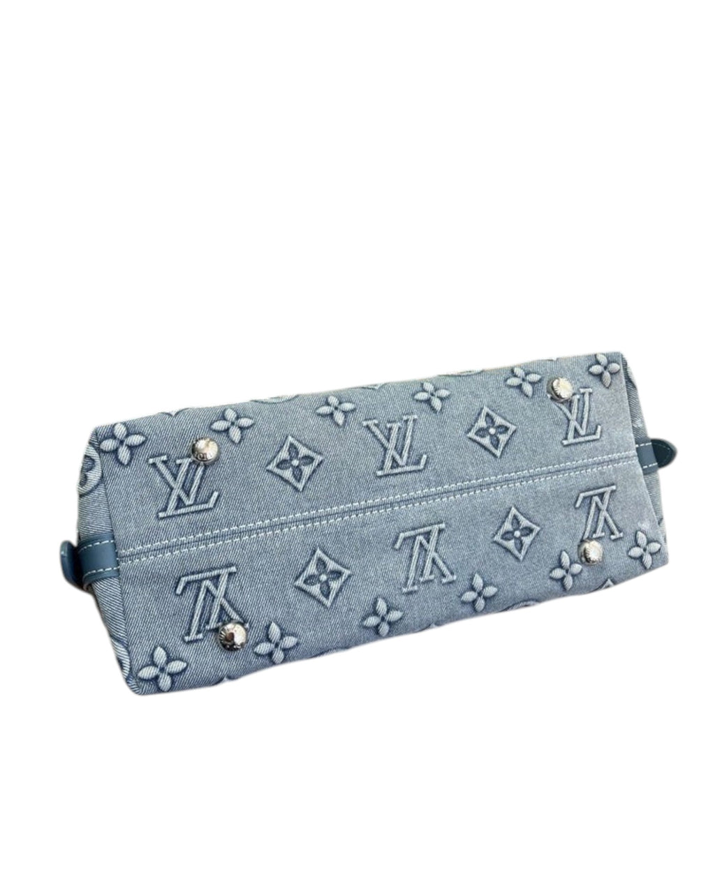 Louis Vuitton Denim Shoulder Bag Set in Blue - image 5 | MOAH