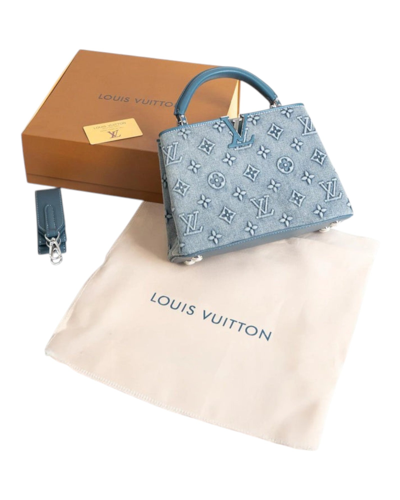 Louis Vuitton Capucines Top Handle Bag in Black - image 4 | MOAH