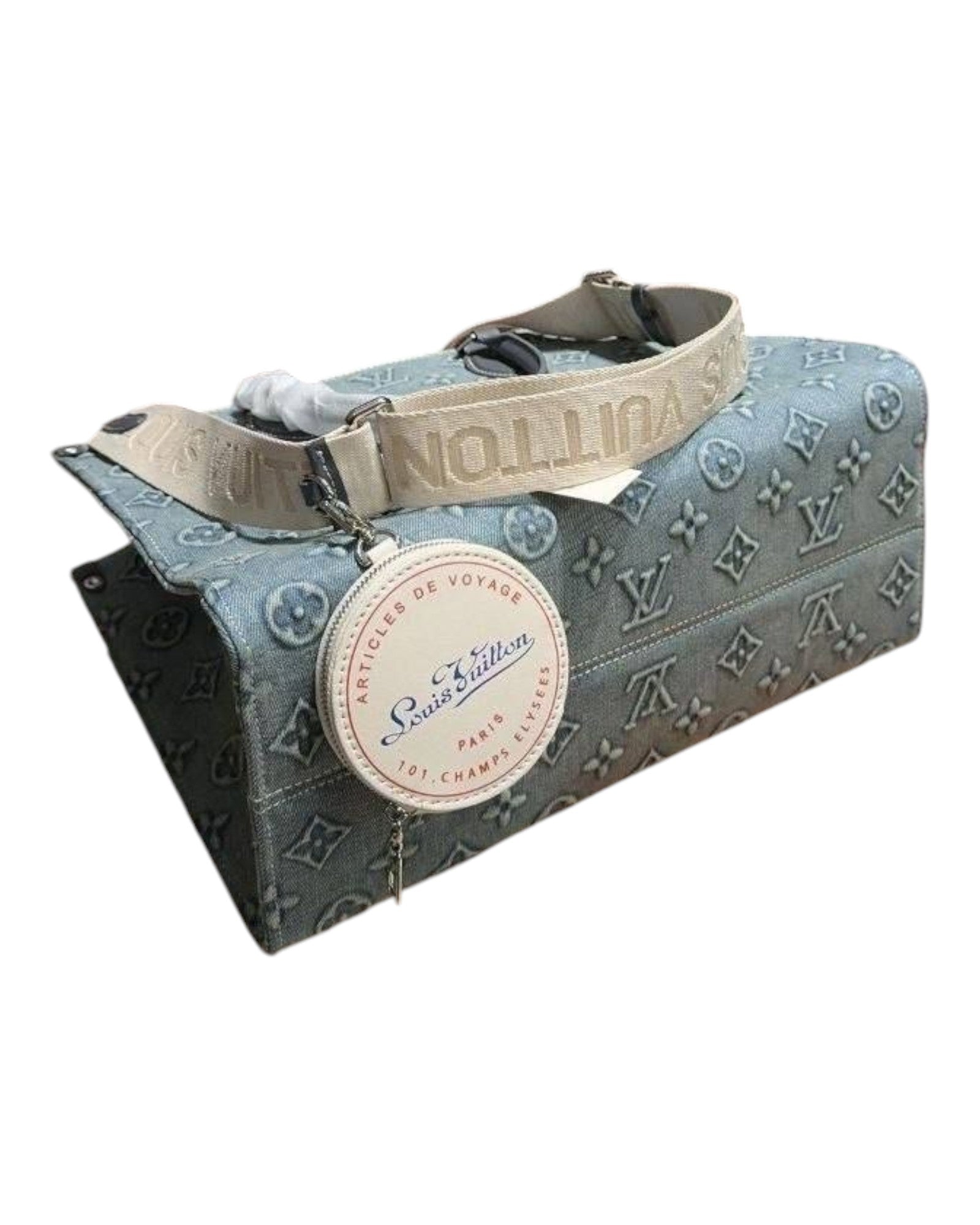 Louis Vuitton OnTheGo PM – Denim with Coin Pouch in Blue - image 5 | MOAH