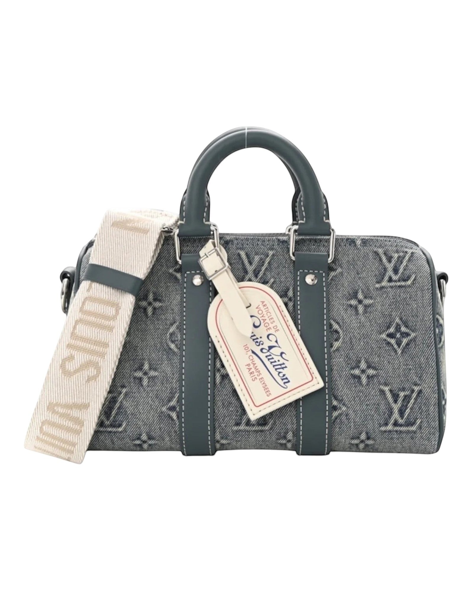 Louis Vuitton Speedy Bandoulière Denim 25 in Blue - image 1 | MOAH