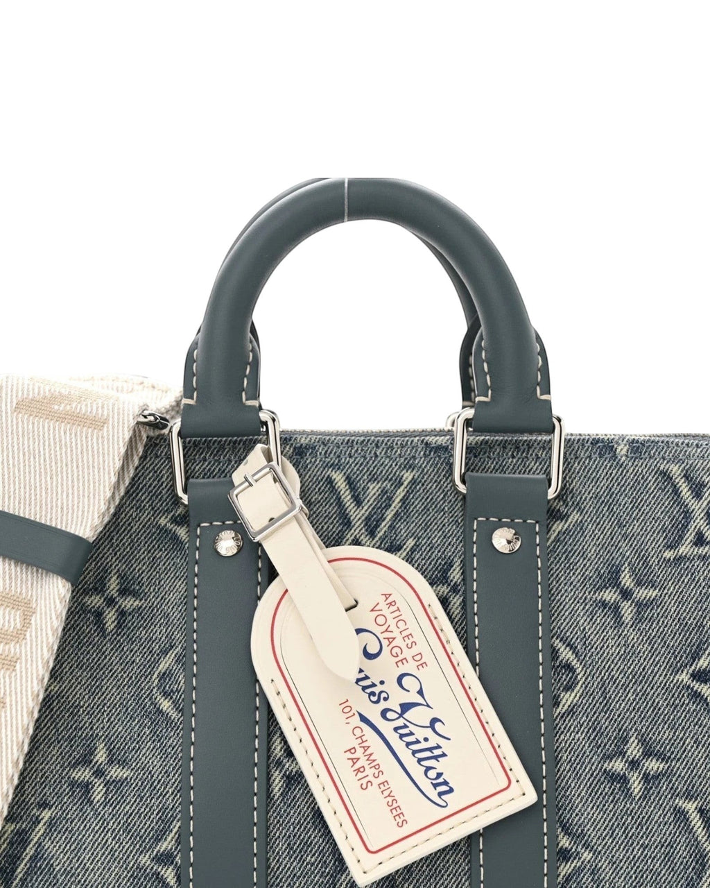 Louis Vuitton Speedy Bandoulière Denim 25 in Blue - image 2 | MOAH