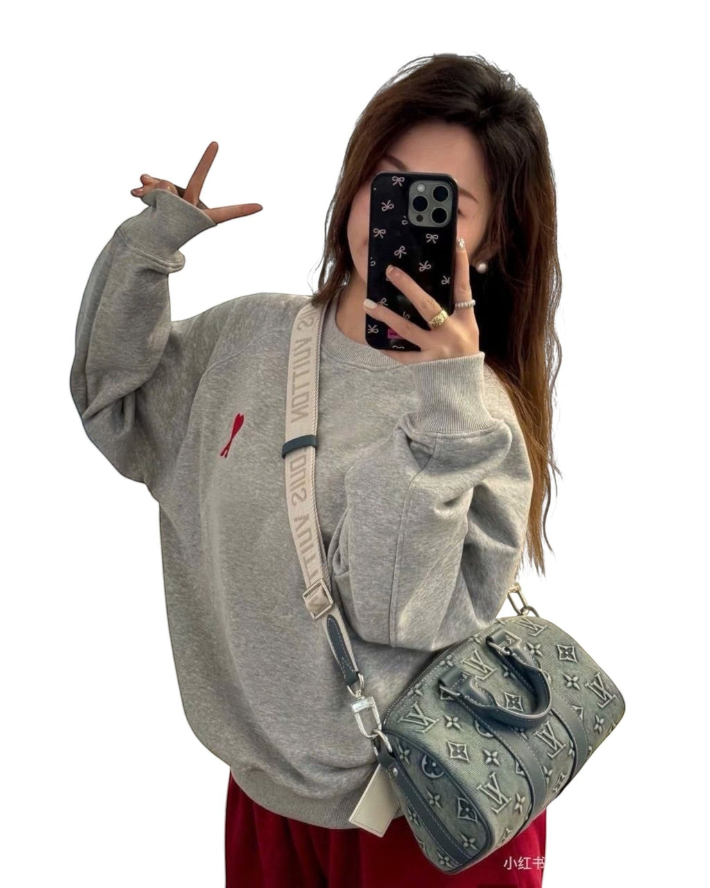 Louis Vuitton Speedy Bandoulière Denim 25 in Blue - image 6 | MOAH
