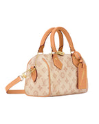 Louis Vuitton Nano Speedy Handbag in Blue - product view | MOAH