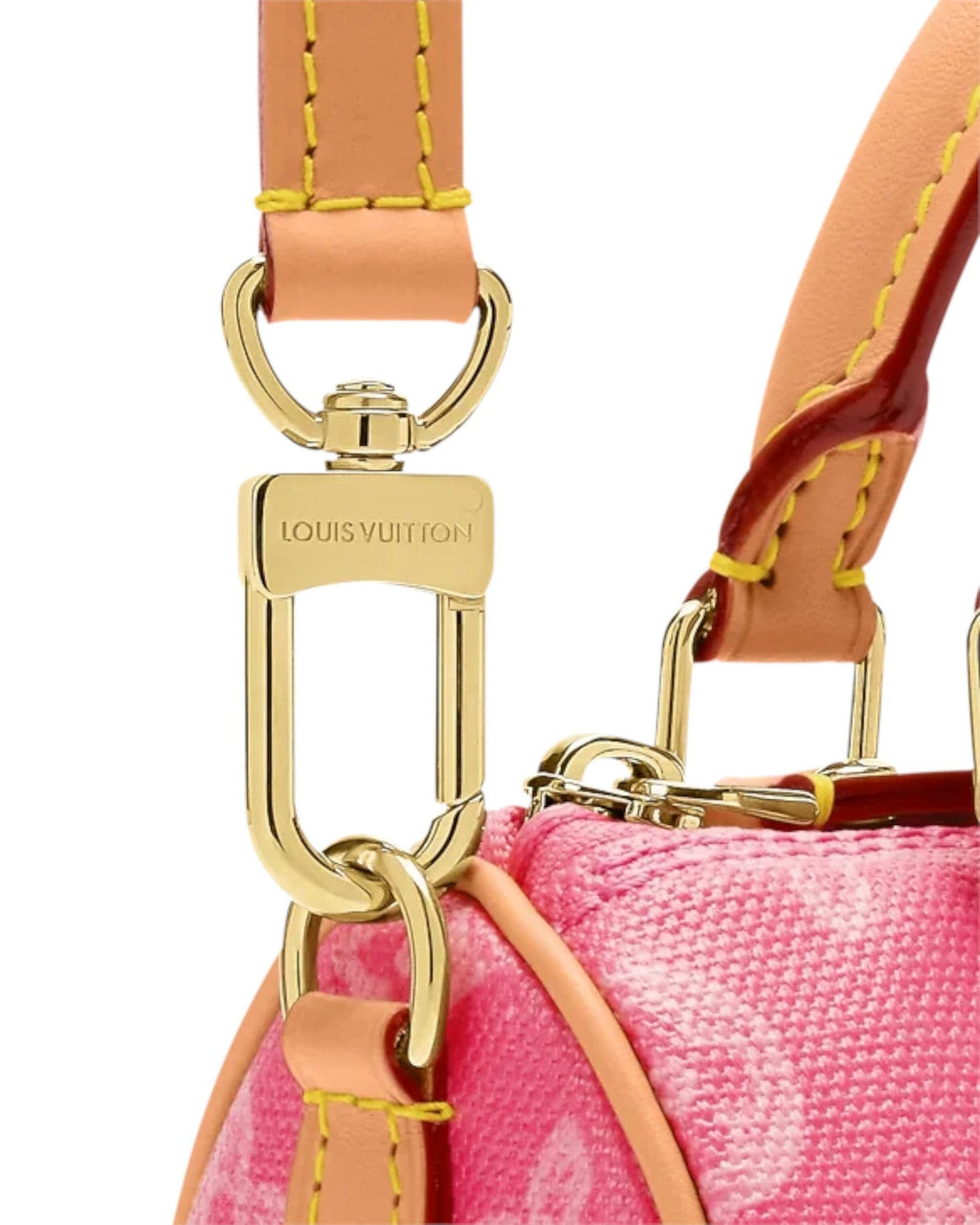 Louis Vuitton Nano Speedy Handbag - hardware detail | MOAH