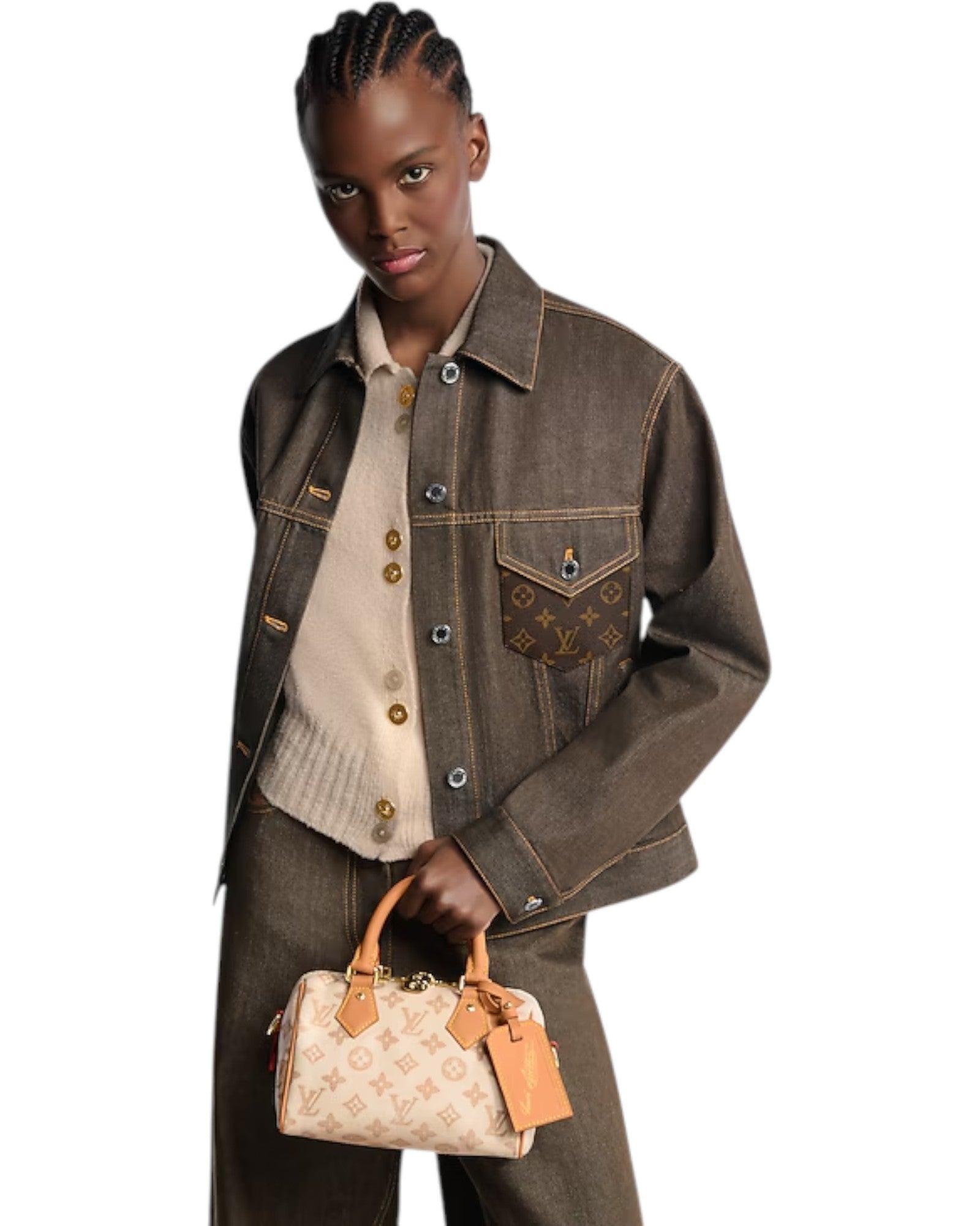 Louis Vuitton Nano Speedy Handbag - product view | MOAH