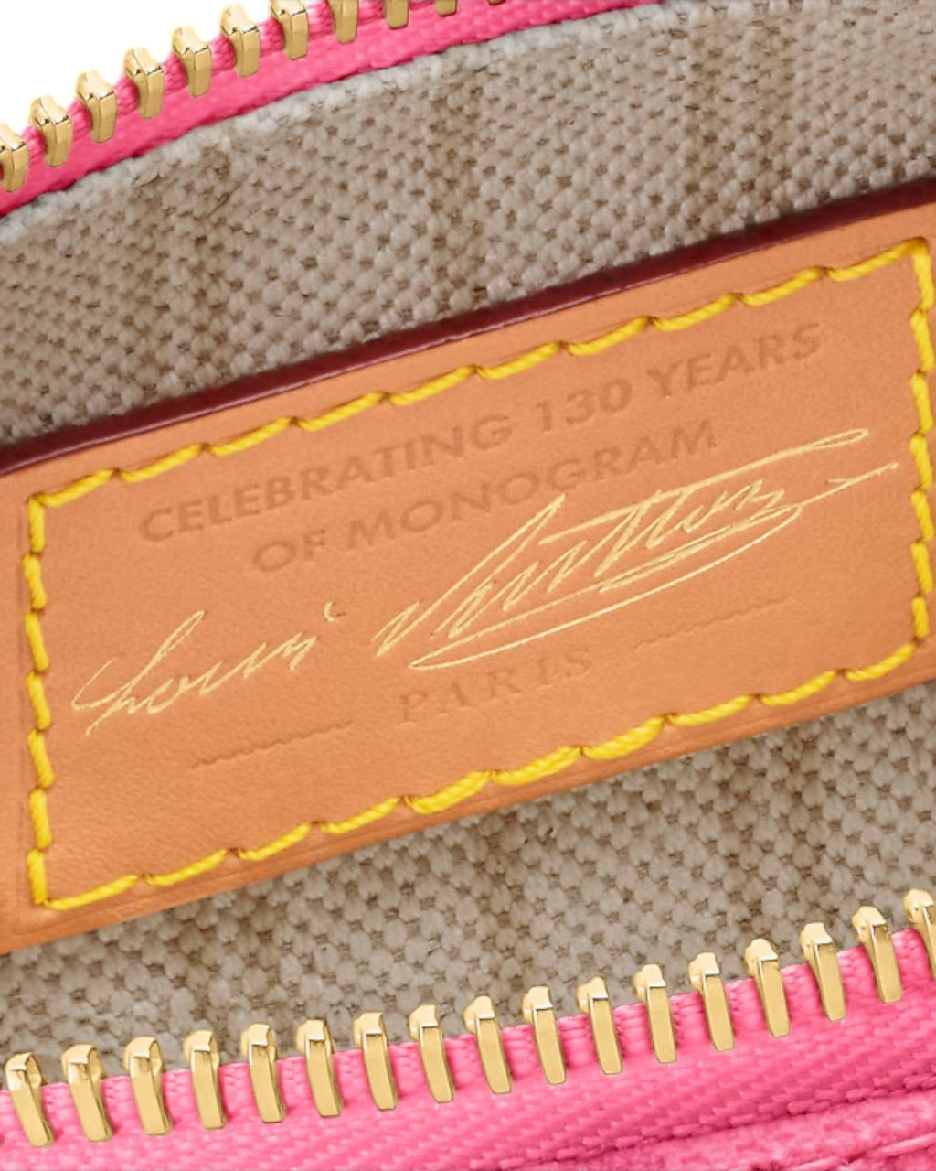 Louis Vuitton Nano Speedy Handbag - interior view | MOAH