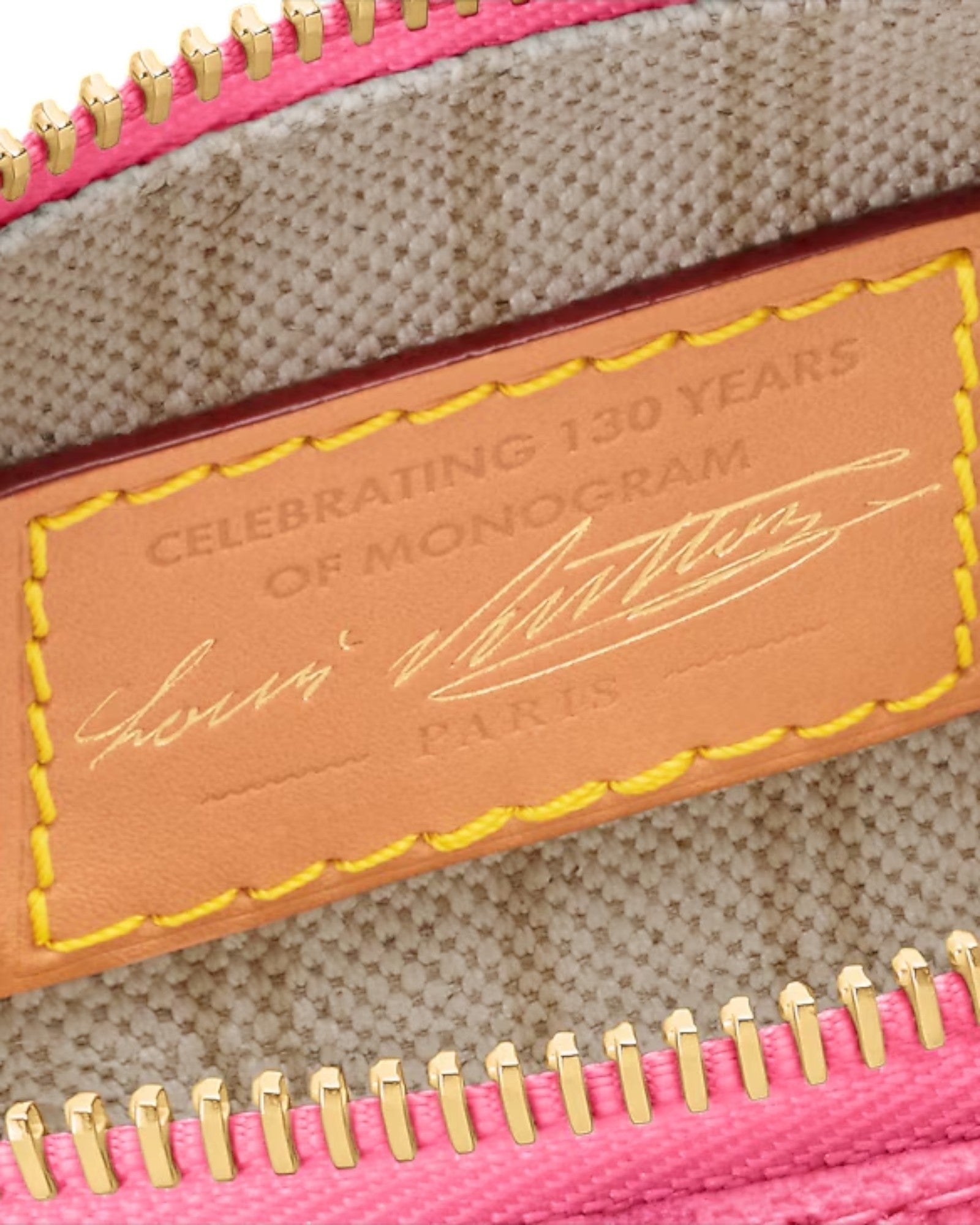 Louis Vuitton Nano Speedy Handbag - interior view | MOAH