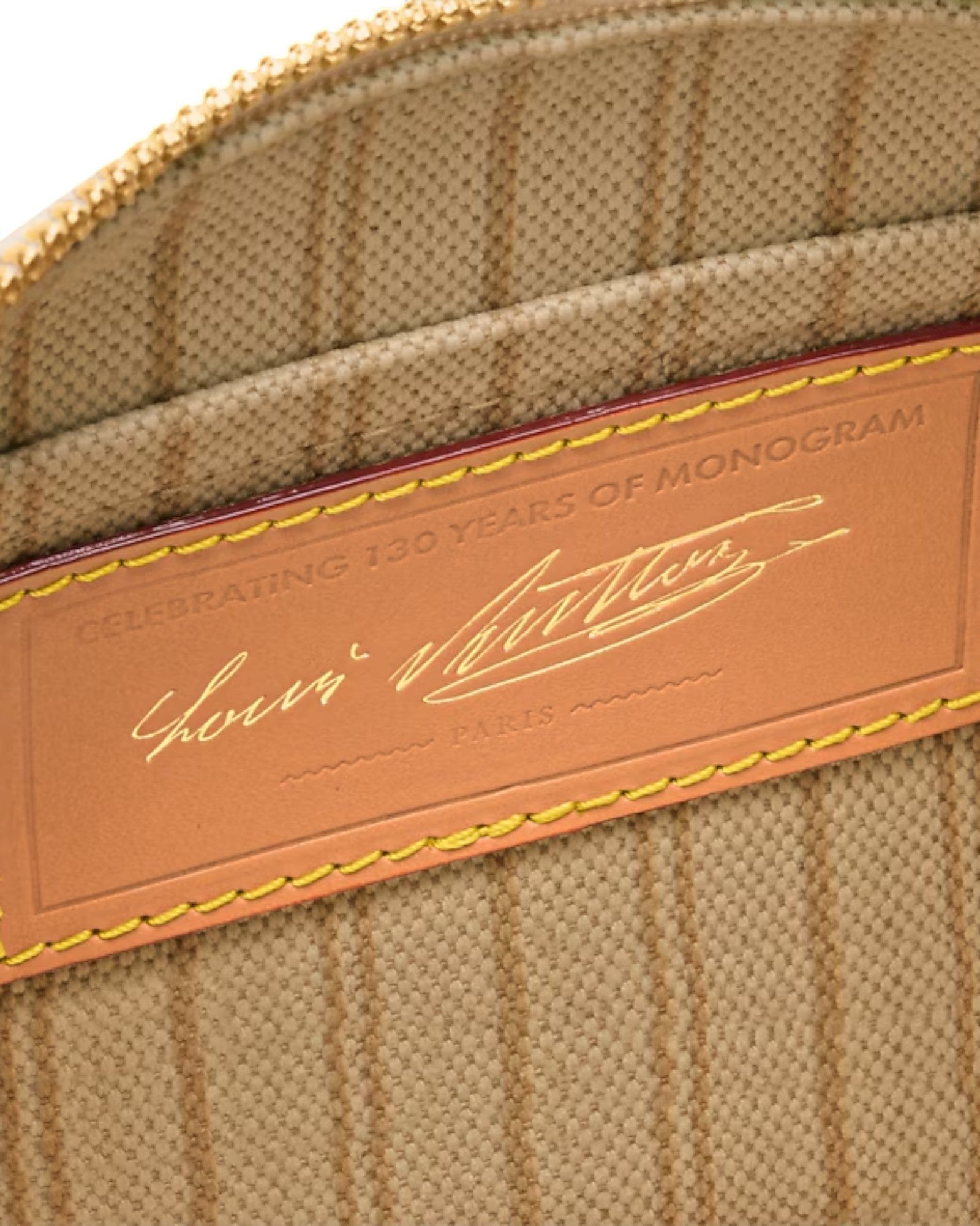 Louis Vuitton Nano Speedy Handbag - interior view | MOAH