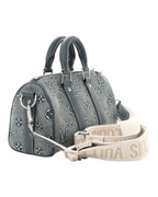 Louis Vuitton Speedy Bandoulière Denim 25 in Blue - image 7 | MOAH