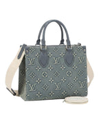 Louis Vuitton OnTheGo PM – Denim with Coin Pouch in Blue - image 1 | MOAH