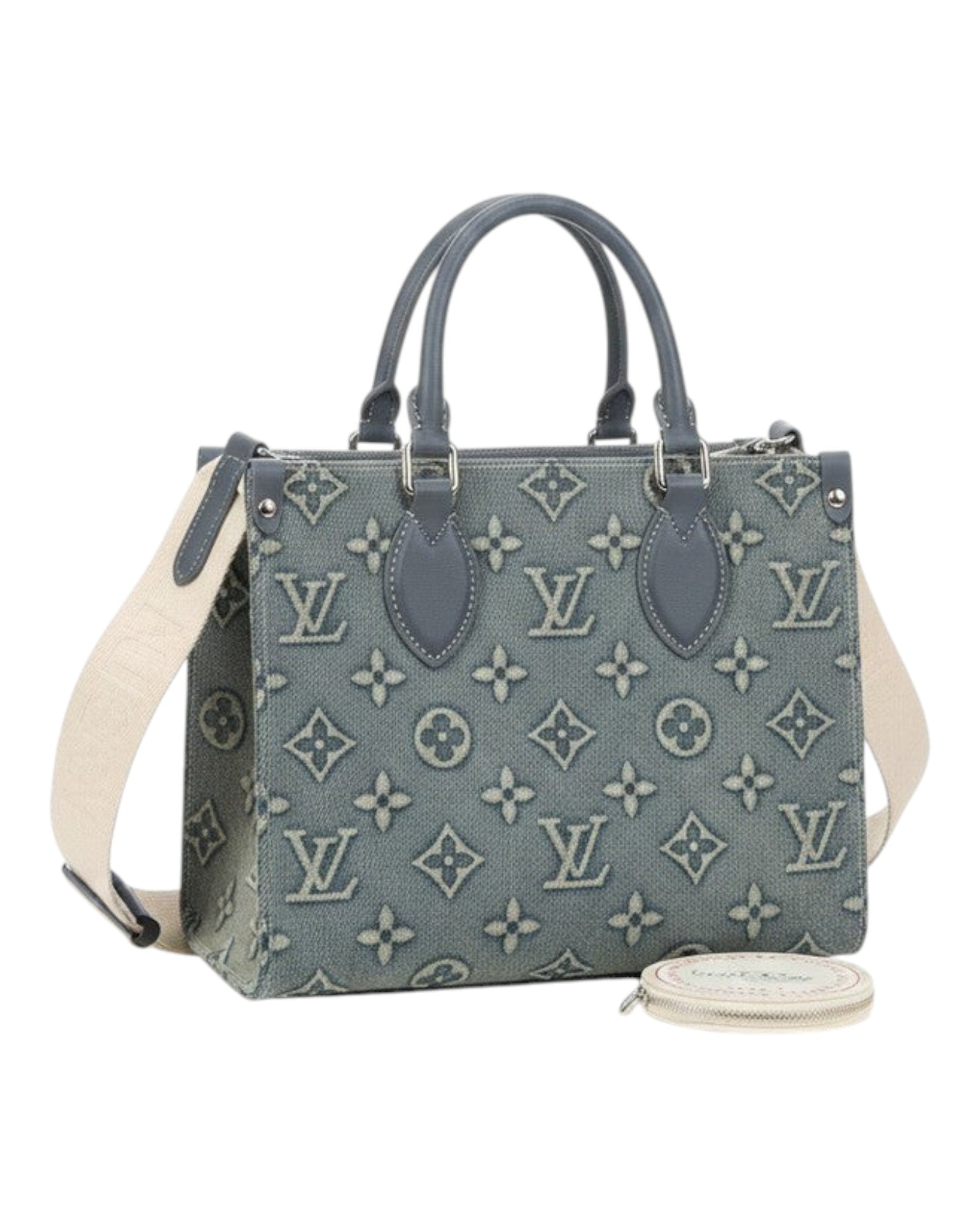 Louis Vuitton OnTheGo PM – Denim with Coin Pouch in Blue - image 1 | MOAH