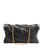 Valentino Garavani Leather Shoulder Bag in Black - image 5 | MOAH