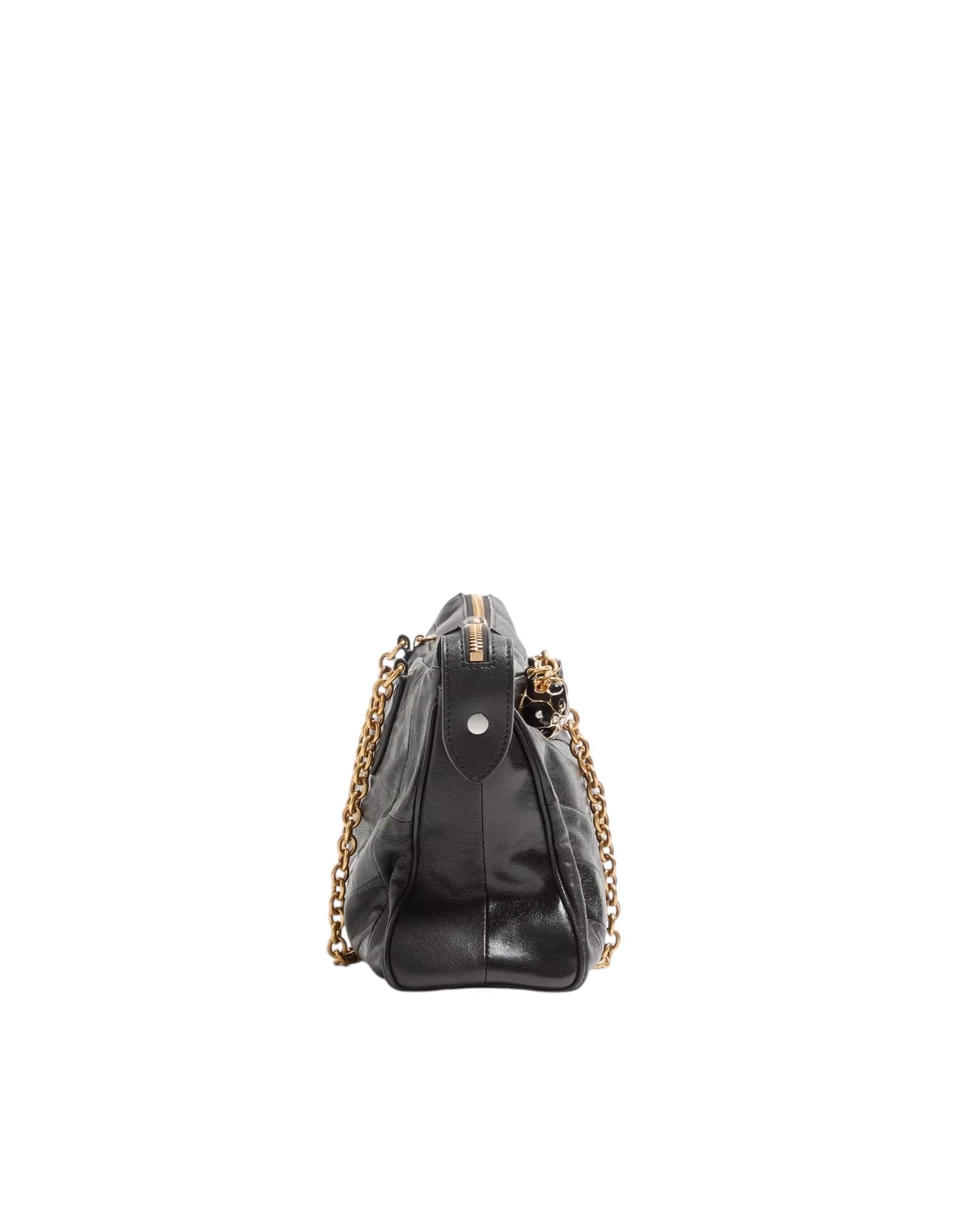 Valentino Garavani Leather Shoulder Bag in Black - image 6 | MOAH