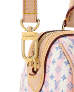 Louis Vuitton Speedy Bandoulière Handbag in LV Stamp Blue - image 3 | MOAH