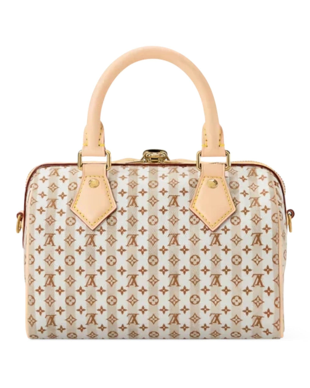 Louis Vuitton Speedy Bandoulière Handbag in LV Stamp Blue - image 10 | MOAH