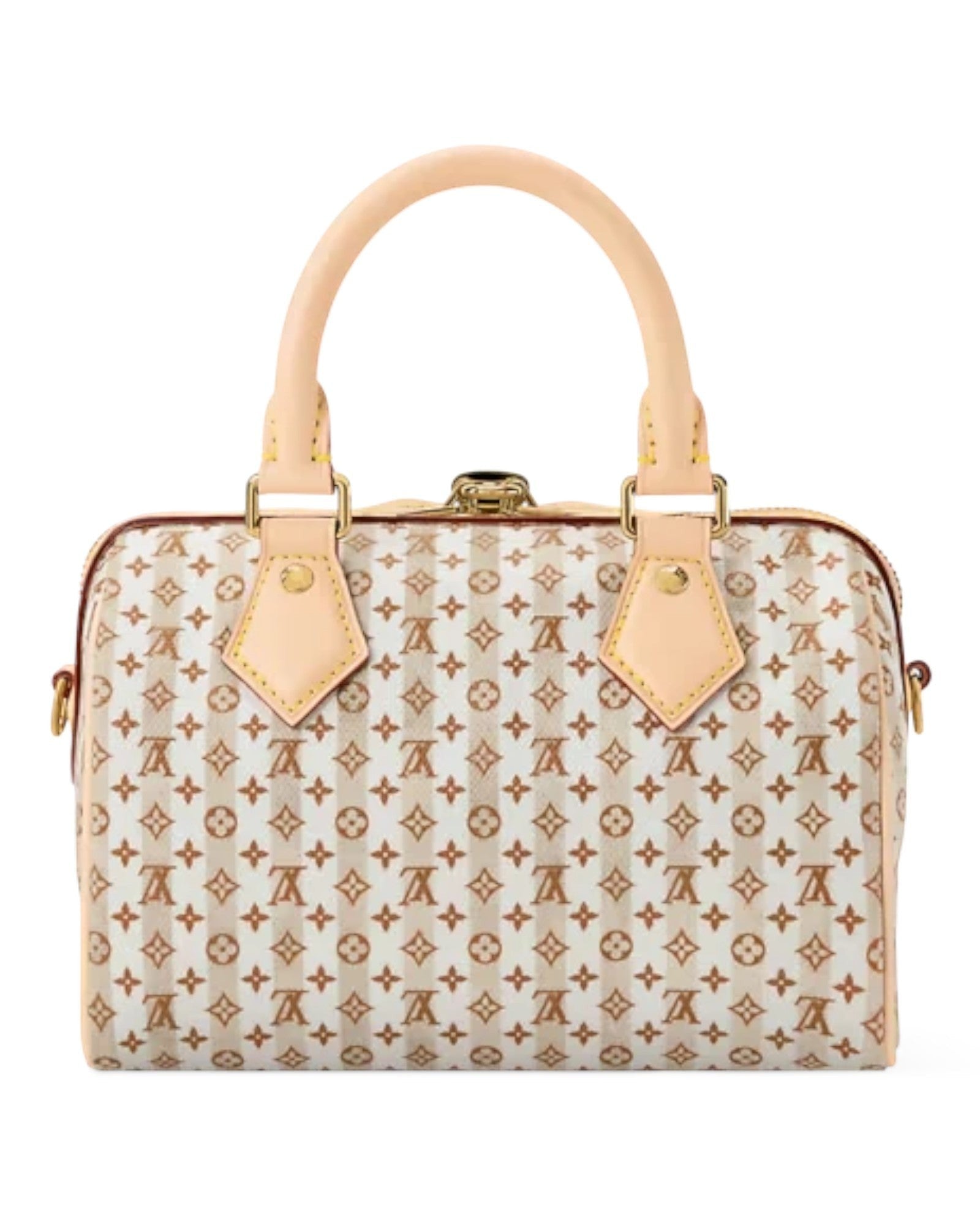 Louis Vuitton Speedy Bandoulière Handbag in LV Stamp Blue - image 10 | MOAH