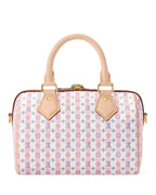 Louis Vuitton Speedy Bandoulière Handbag in LV Stamp Blue - image 4 | MOAH