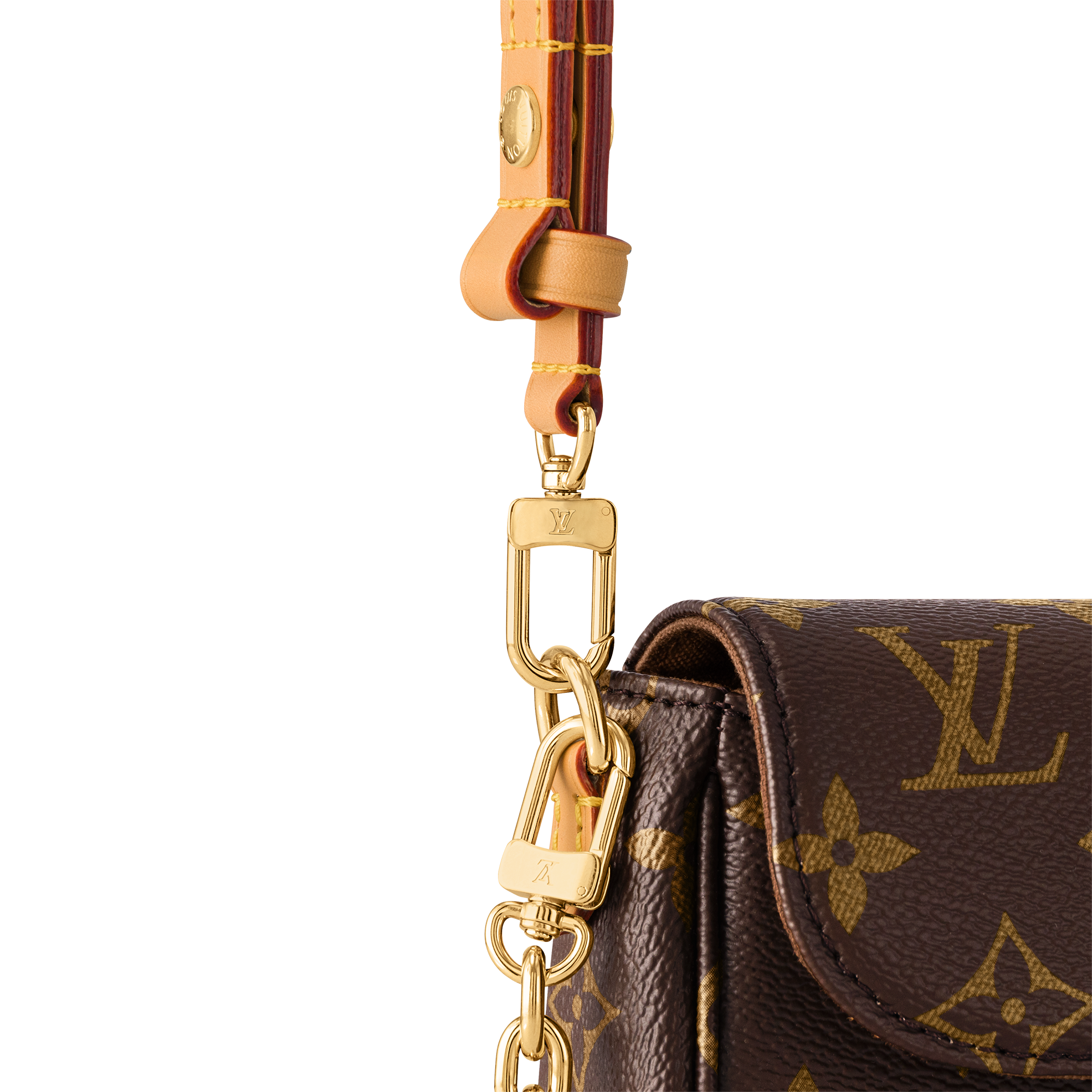 Louis Vuitton Wallet On Chain Ivy close-up view
