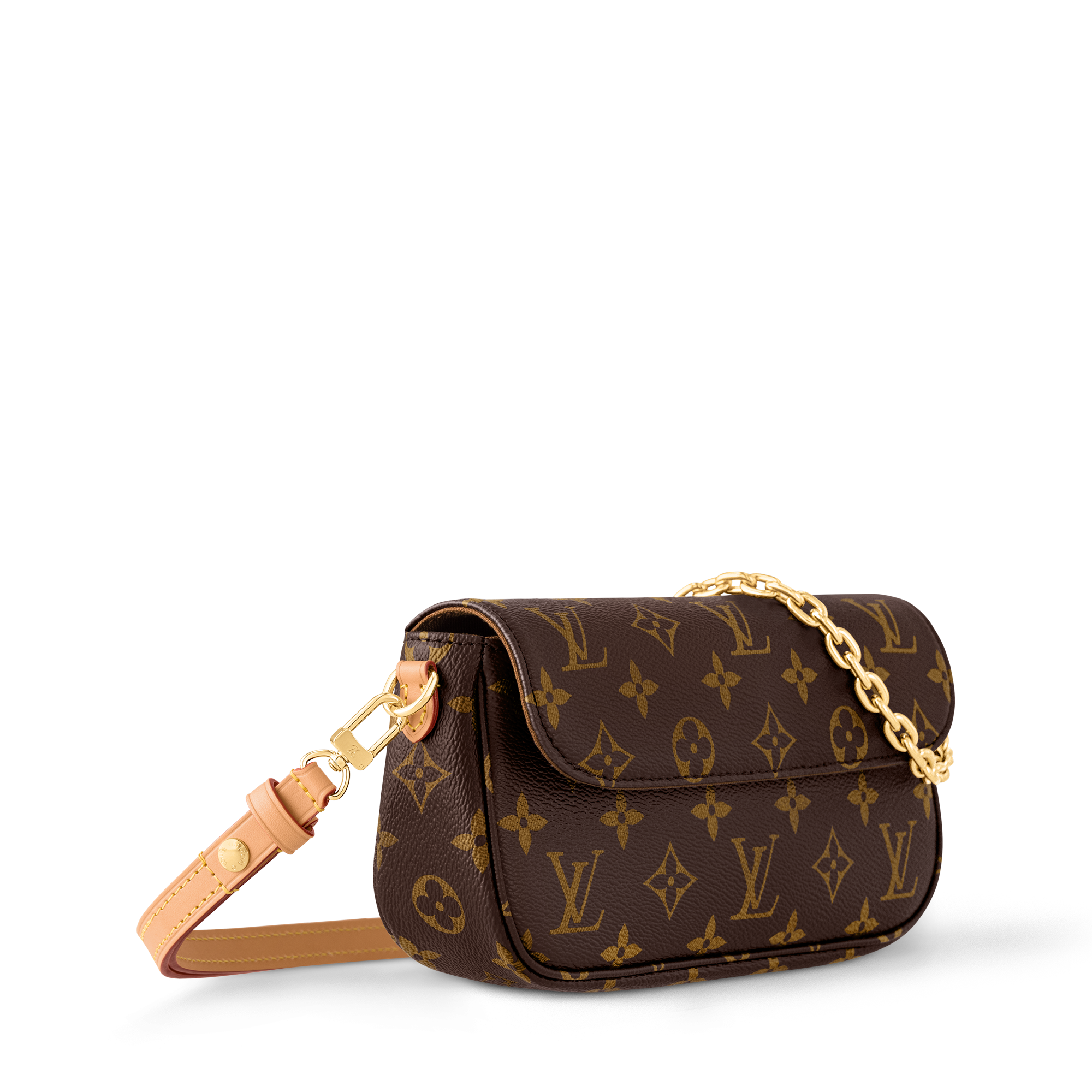 Louis Vuitton Wallet On Chain Ivy side view