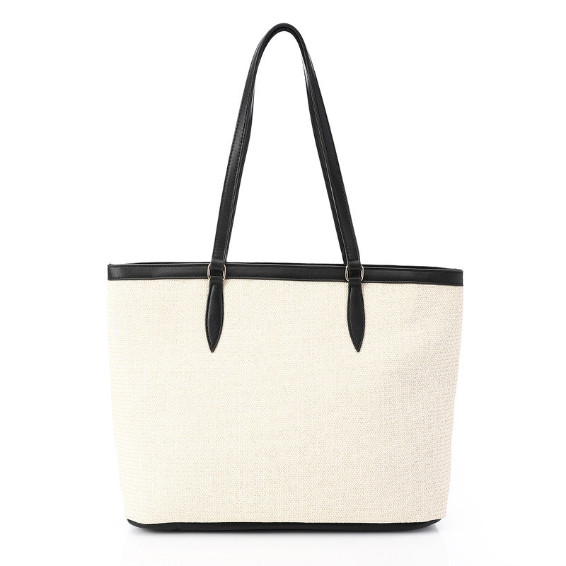 Everly Woven Tote Bag