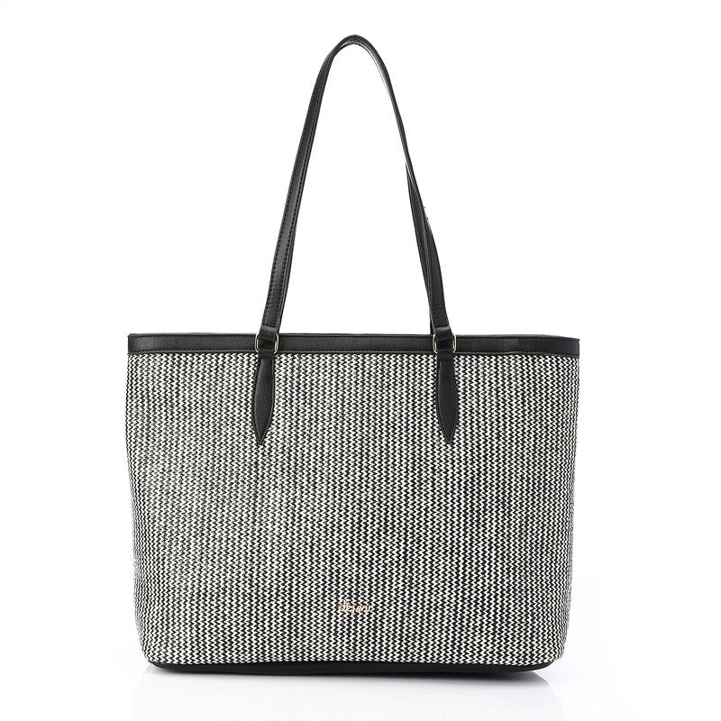 Everly Woven Tote Bag