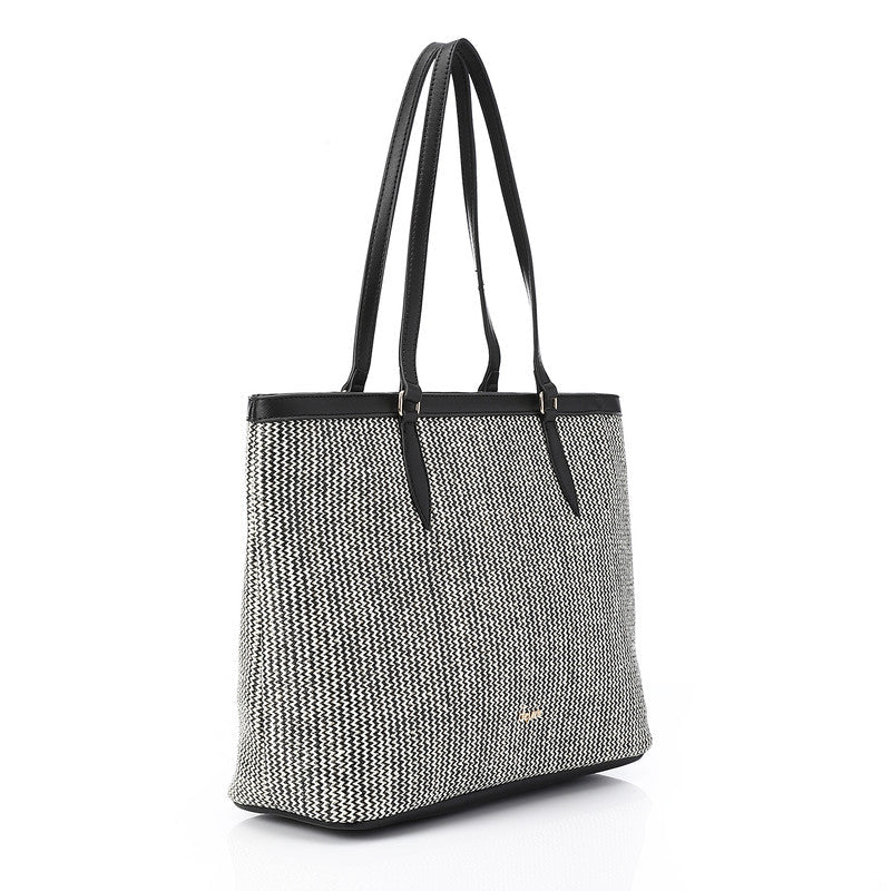 Everly Woven Tote Bag