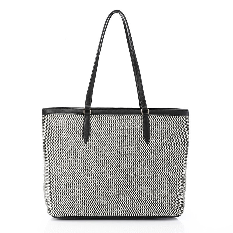 Everly Woven Tote Bag