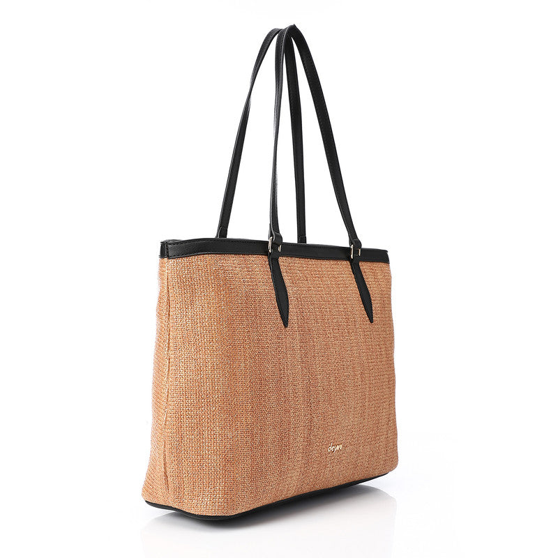 Everly Woven Tote Bag