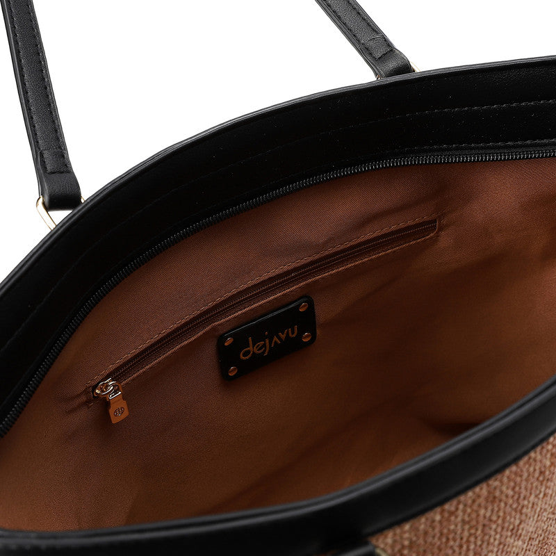 Everly Woven Tote Bag