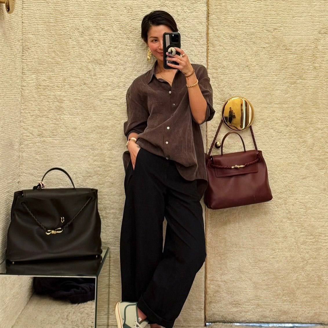 Bottega Veneta Large Ciao Top Handle Bag