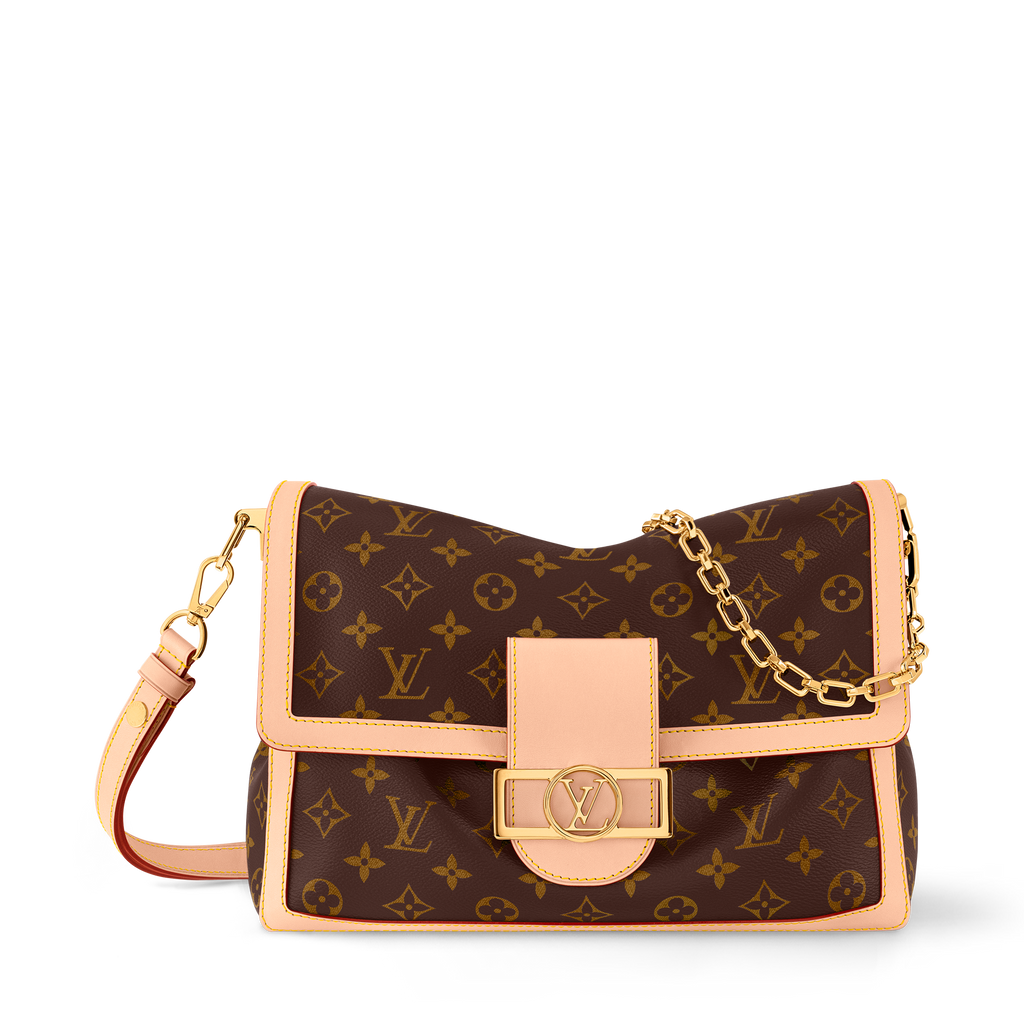 Louis Vuitton Dauphine Soft GM - Monogram front view