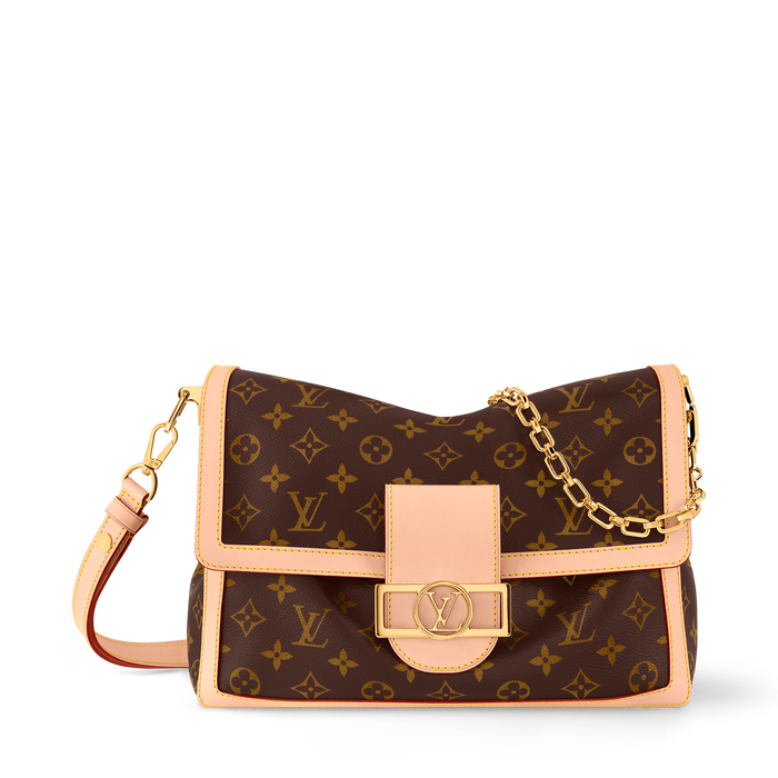 Louis Vuitton Dauphine Soft GM - Monogram front view