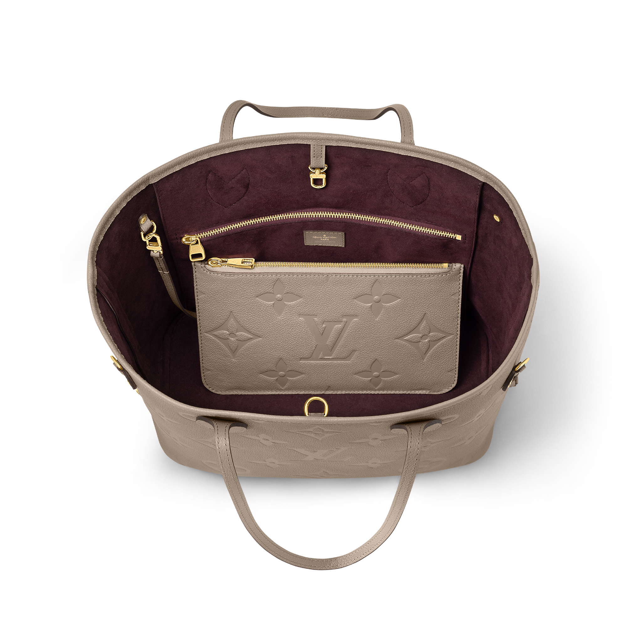 Louis Vuitton Neverfull MM - Tourterelle Gray view 6