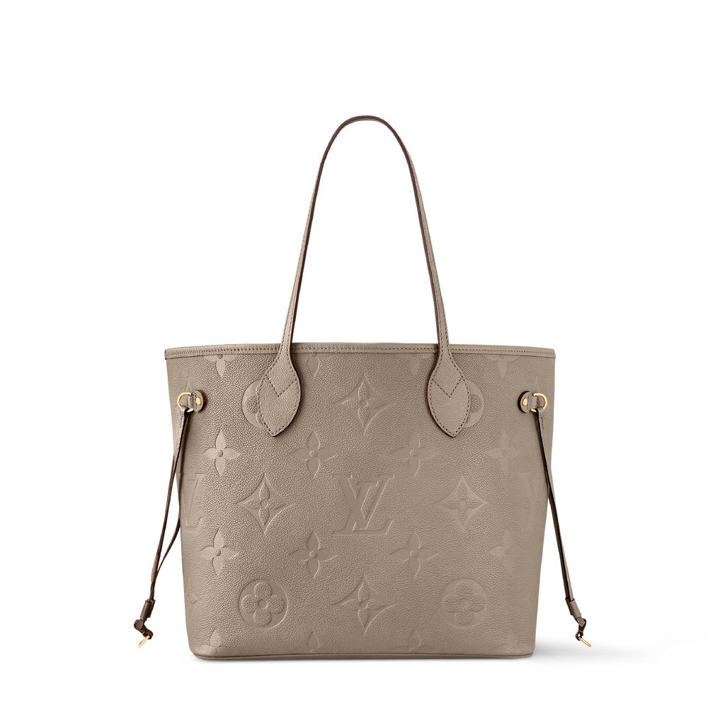 Louis Vuitton Neverfull MM - Tourterelle Gray front view