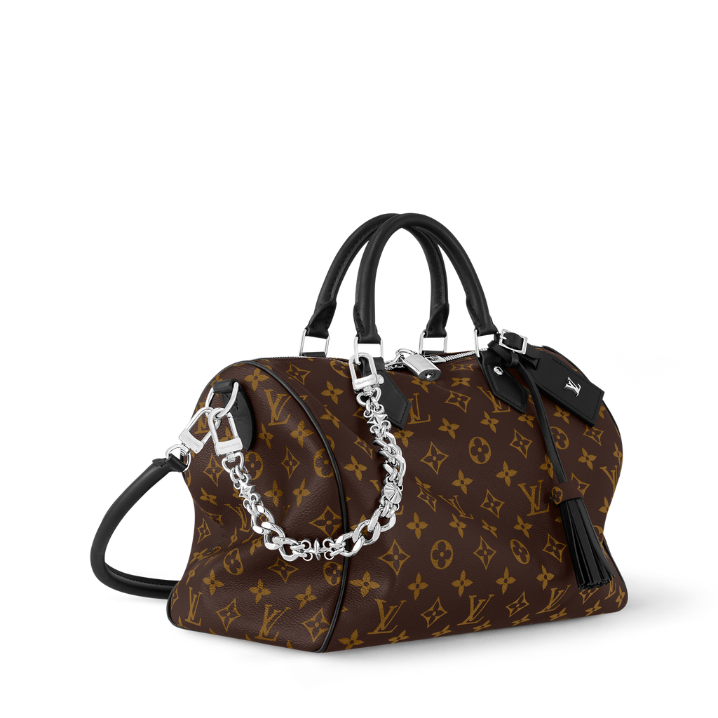 Louis Vuitton Speedy Soft 30 Dark - Monogram Black view 4