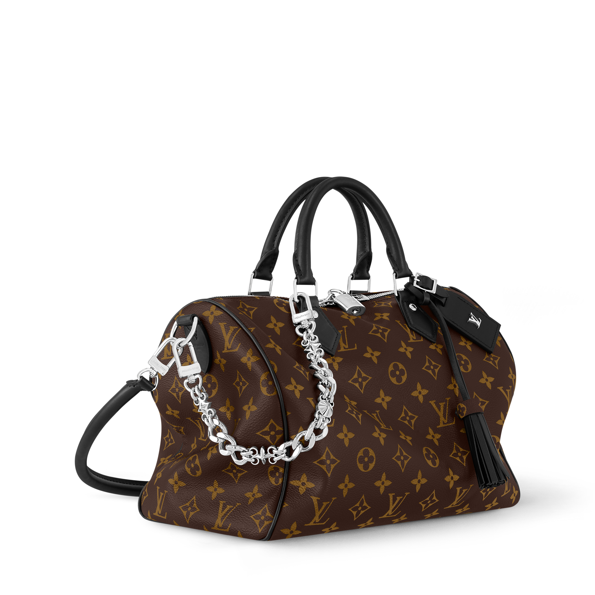Louis Vuitton Speedy Soft 30 Dark - Monogram Black view 4