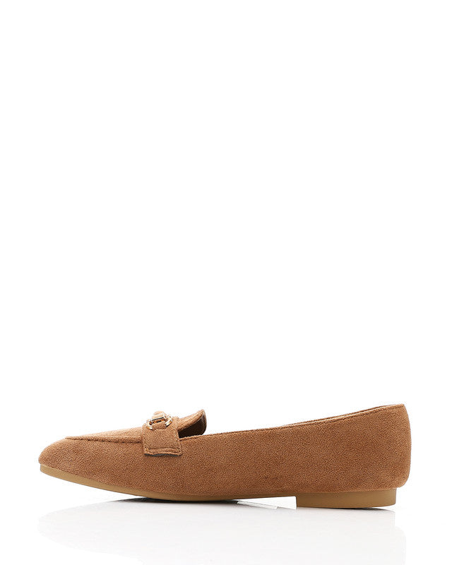 Elegant Suede Flat Loafer